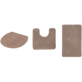 KLEINE WOLKE Badematte RELAX taupe 60 x 50 cm