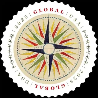Global Forever international U.S. Postage Stamps Sheet of 10 Stamps by USPS