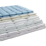 RIBECO Federbettdecke + Kopfkissen "Überraschungspaket, 2-tlg, Decke mit Kissen", weiß, B/L: 135cm x 200cm Anzahl Teile 1, B/L: 80cm x 80cm Anzahl Teile 1, Bezug: Baumwolle Kunstfaser Füllung: Entendaune/-feder, extrawarm, Bettdecken Bezug: 100% Baumwolle.