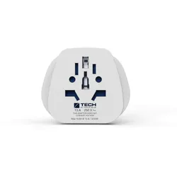 TRAVEL BLUE – Weltweiter Stromstecker-zu-Europa-Adapter. Packen Sie 2 U.