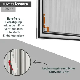WINDHAGER IS Expert Rahmen Fenster 120 x 220 cm Weiß