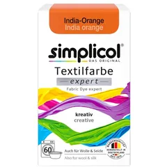 Simplicol Textilfarbe expert India-Orange 150g