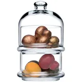 Pasabahce Villa Patisserie 9x16,5x9cm Glas 2er Schalen transparent