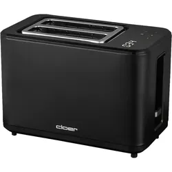 Cloer Digitaler Toaster 3930 Toaster Schwarz