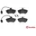Brembo Bremsbelagsatz, Scheibenbremse