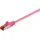 goobay CAT 6 Patchkabel, S/FTP (PiMF), Magenta