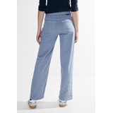 Cecil Comfort-fit-Jeans, mit Kontrastnähten, blau