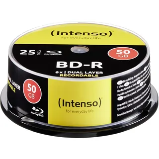 Intenso 5001124 Blu-ray 50GB – 25er Spindel