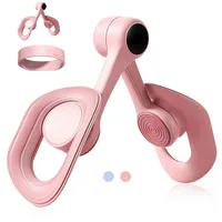 Beckenbodentrainer für Frau & Oberschenkeltrainer, Beckenboden Oberschenkel Trainingsgerät für Beintrainer Muskelaufbau, Beinpresse für Zuhause, Beintrainer und Fitnessgeräte für Zuhause (Rosa)