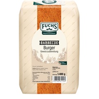 Fuchs Professional - Burger Gewürzzubereitung | 1,4 kg im großen Beutel | Gewürzmischung für Burger Patties, Fleischpflanzerl, Buletten