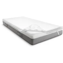 sleezzz Vital wasserdichter Molton Matratzenschutz Fixspann 140 x 200 cm weiß