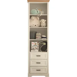 Begabino Standregal 4 Fächer 3 Schubkästen 0 x 0 x 0 cm Weiß