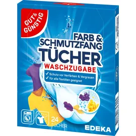 Gut&Günstig Farb- und Schmutzfangtücher weiß, 24 St.
