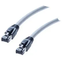 ShiverPeaks BASIC-S Patchkabel, Kat. 8, S/FTP, 15,0 m, grau RJ45 Stecker (S/FTP, Cat.8.1, 15 m), Netzwerkkabel