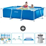 Rechteckiger Frame Pool - 220x150x60 Cm - 5-teilig  S20818