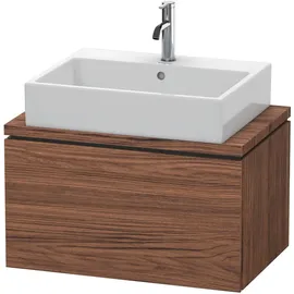 Duravit L-Cube 72x47,7cm, Nussb dkl., f Kons, 1 Auszug