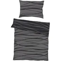 KAEPPEL Motion Mako-Satin zinn 200 x 200 cm + 2 x 80 x 80 cm