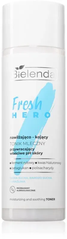 Bielenda Fresh Hero beruhigendes Tonikum mit feuchtigkeitsspendender Wirkung 200 ml