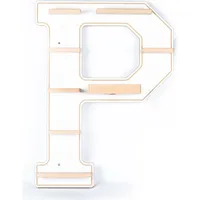 BOARTI Wandregal Buchstabe P für Toniebox