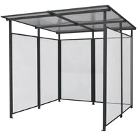 Floraworld Multifunktionsunterstand Bus Vorderseite Offen 212 x 227 x 223 cm