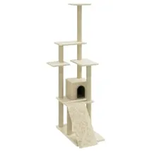 vidaXL Kratzbaum 155 cm creme