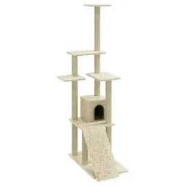 vidaXL Kratzbaum 155 cm creme