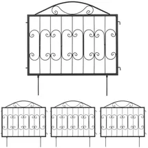 Relaxdays Beetzaun Metall, HxB: je 60 x 60 cm,