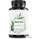 Magnesium 180 Kapseln (6 Monate) 400 mg elementares Magnesium pro Kapsel | vegan