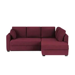 bobb Ecksofa  Lisa de Luxe ¦ rot ¦ Maße (cm): B: 235 H: 90 T: 184.0