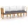 vidaXL Modell 6 Loungeset braun