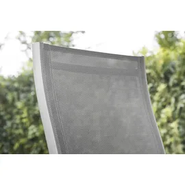 Primaster Gartenstuhl Rimini stapelbar 58 x 60 x 84 cm grau