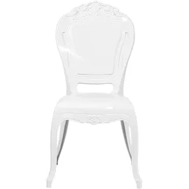 Beliani Esszimmerstuhl 2er Set VERMONT Weiß