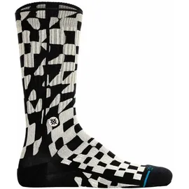 Stance Wave Check Crew Socken 1er Pack Schwarz 43-47