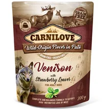 CARNILOVE Paté Venison & Strawberry Leaves 300 g
