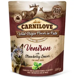 CARNILOVE Paté Venison & Strawberry Leaves 300 g