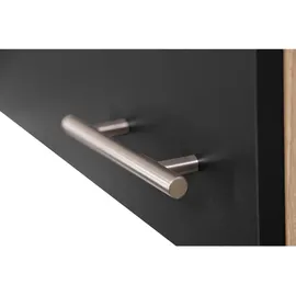 Respekta Merle Miniküche Elektrokochfeld links schwarz