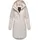 Ragwear Damen atmungsaktiver langer Wintermantel in Wollmantel-Optik warme Winterjacke Jannisa Coat YOUMODO Ecru Gr. 4XL - 4XL