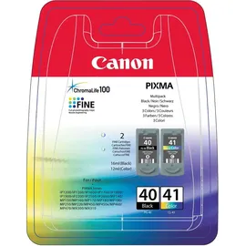 Canon PG-40 schwarz + CL-41 CMY