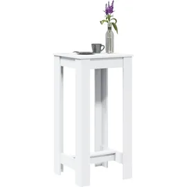 vidaXL Bartisch 51 x 50 x 103,5 cm Weiß
