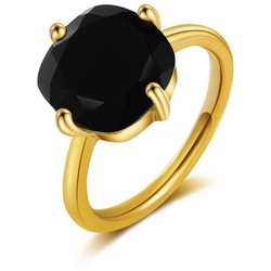 AILORIA Fingerring ÉGLANTINE ring onyx, Ring Onyx schwarz 49