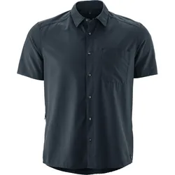 Radtrikot GONSO "Adventure Shirt M", Herren, Gr. XXL, blau (nachtblau), 94% Polyester, 6% Elasthan, Rundhals, Kurzarm, Trikots, Atmungsaktiv, schnell trocknend