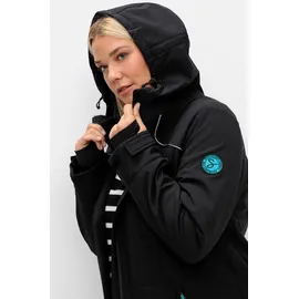 sheego Funktionsjacke in schwarz | Gr.: 50