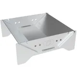 Oxford Grill / Feuerstelle aus Edelstahl 28 x 28,5 cm