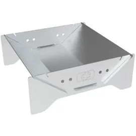 Oxford Grill / Feuerstelle aus Edelstahl 28 x 28,5 cm