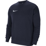 Nike Herren M Nk Flc Park20 Crew Shirt, Obsidian/White, L