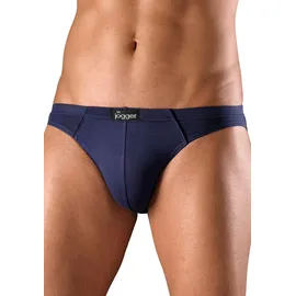 LE JOGGER Slip LE JOGGER "Minislip", Herren, Gr. 3, 4 Stk., bunt, Jersey, Obermaterial: 95% Baumwolle, 5% Elasthan, unifarben, körpernah, Unterhosen Slip, knappe Form, schöne Farben mit kontrastfarbenen Pipings