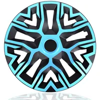 NRM Radkappe Radzierblende NRM THE BEST 16 Zoll BICOLOR azur/schwarz, 16 in Zoll, (4-St) blau|schwarz
