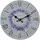 Mobili Rebecca Rebecca Mobili Wanduhr 33,8 cm RE6806 weiß/lila