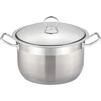 4big.fun Kochtopf 10 L Edelstahl 30 cm Deckel Suppentopf