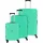 Travelite Orbita 4-Rollen 56 cm / 40 l grün/türkis